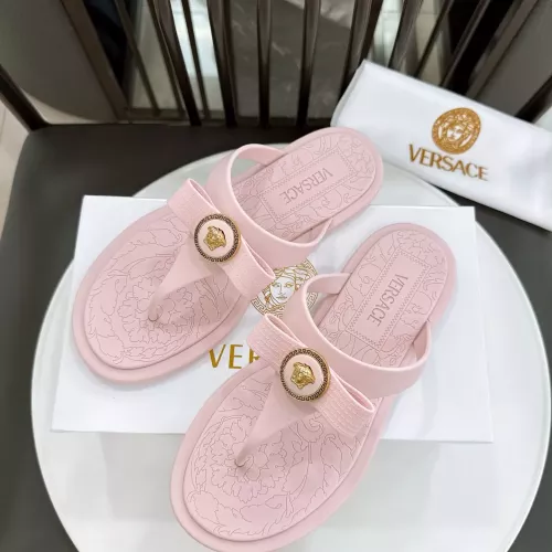 Wholesale Versace Slippers For Women #1357698 $60.00 USD, Wholesale Quality Replica Versace Slippers