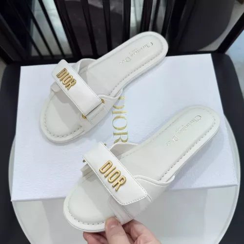 Replica Christian Dior Slippers For Women #1357700 $64.00 USD for Wholesale