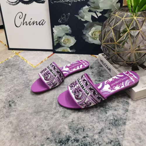 Wholesale Dolce &amp; Gabbana D&amp;G Slippers For Women #1357725 $115.00 USD, Wholesale Quality Replica Dolce &amp; Gabbana D&amp;G Slippers