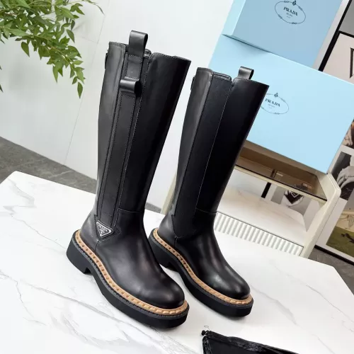 Wholesale Prada Boots For Women #1357736 $140.00 USD, Wholesale Quality Replica Prada Boots
