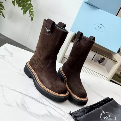 Wholesale Prada Boots For Women #1357738 $115.00 USD, Wholesale Quality Replica Prada Boots