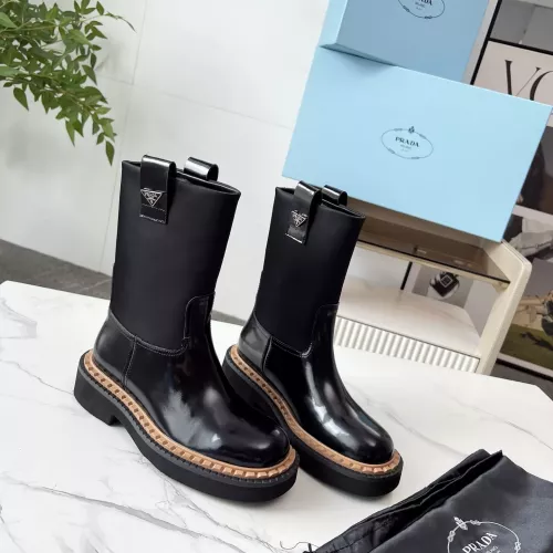 Wholesale Prada Boots For Women #1357739 $115.00 USD, Wholesale Quality Replica Prada Boots