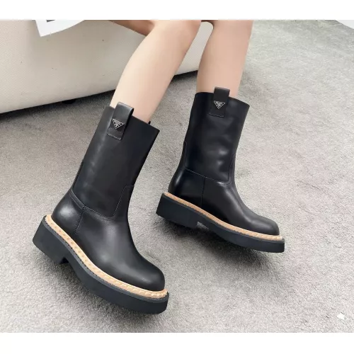 Wholesale Prada Boots For Women #1357740 $115.00 USD, Wholesale Quality Replica Prada Boots