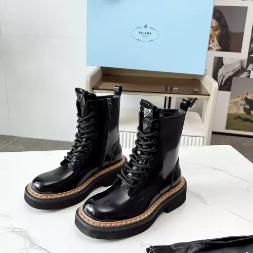 Wholesale Prada Boots For Women #1357743 $115.00 USD, Wholesale Quality Replica Prada Boots