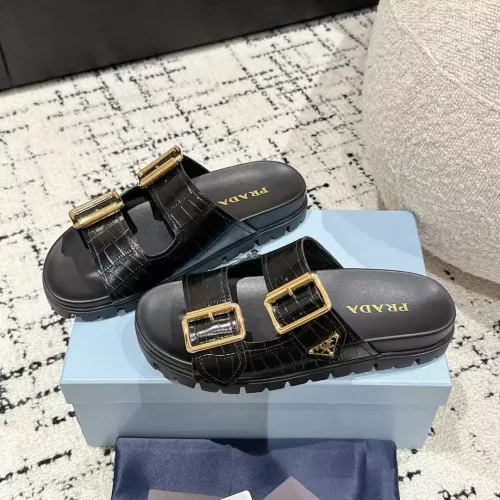 Wholesale Prada Slippers For Men #1357769 $98.00 USD, Wholesale Quality Replica Prada Slippers