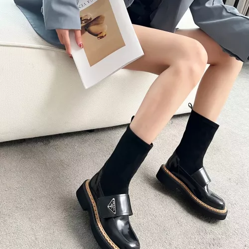 Replica Prada Boots For Women #1357806 $102.00 USD for Wholesale