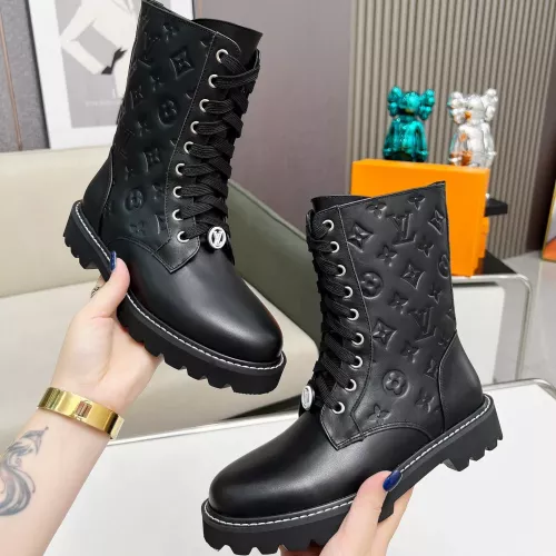 Wholesale Louis Vuitton Boots For Women #1357823 $102.00 USD, Wholesale Quality Replica Louis Vuitton Boots