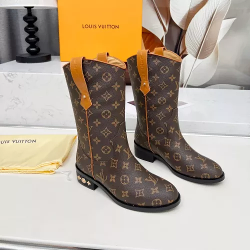 Wholesale Louis Vuitton Boots For Women #1357824 $108.00 USD, Wholesale Quality Replica Louis Vuitton Boots