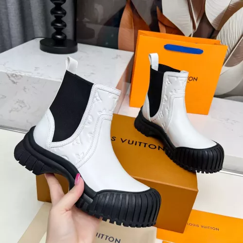 Wholesale Louis Vuitton Boots For Women #1357839 $112.00 USD, Wholesale Quality Replica Louis Vuitton Boots