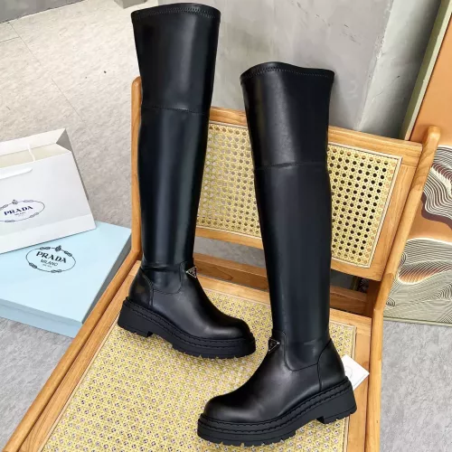Wholesale Prada Boots For Women #1357858 $122.00 USD, Wholesale Quality Replica Prada Boots
