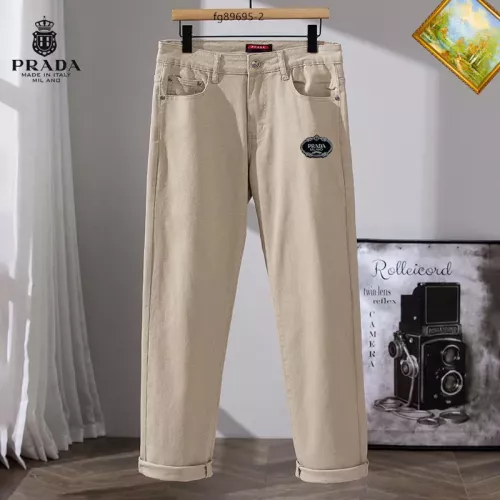 Wholesale Prada Jeans For Men #1358002 $48.00 USD, Wholesale Quality Replica Prada Jeans