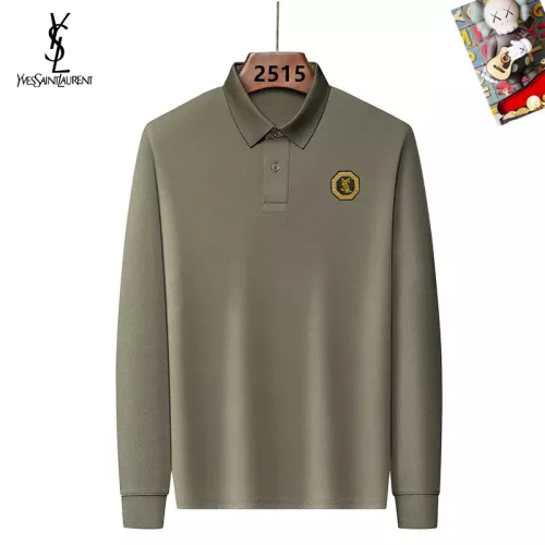 Wholesale Yves Saint Laurent YSL T-shirts Long Sleeved For Men #1358070 $40.00 USD, Wholesale Quality Replica Yves Saint Laurent YSL T-shirts