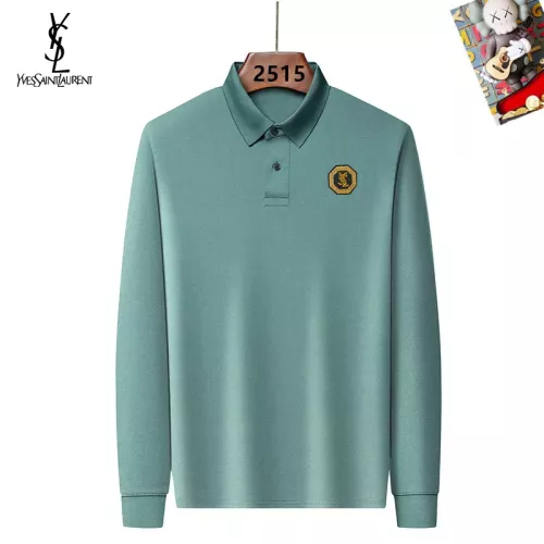 Wholesale Yves Saint Laurent YSL T-shirts Long Sleeved For Men #1358071 $40.00 USD, Wholesale Quality Replica Yves Saint Laurent YSL T-shirts