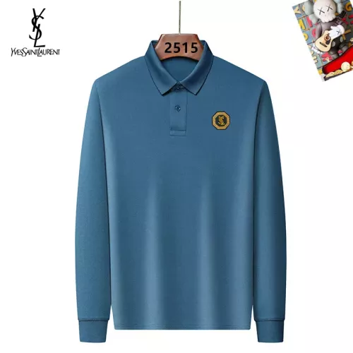 Wholesale Yves Saint Laurent YSL T-shirts Long Sleeved For Men #1358072 $40.00 USD, Wholesale Quality Replica Yves Saint Laurent YSL T-shirts