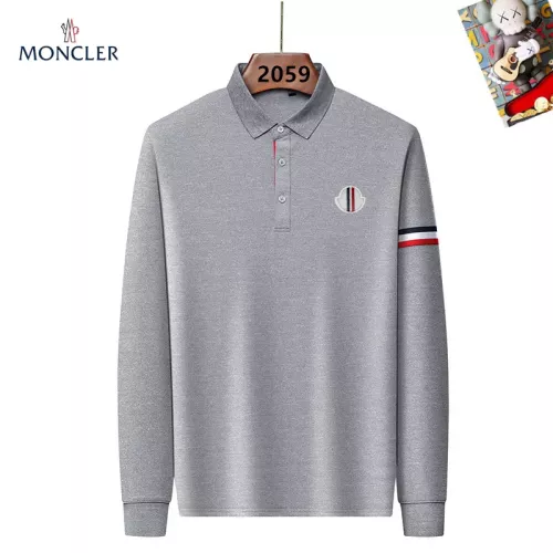 Wholesale Moncler T-Shirts Long Sleeved For Men #1358076 $40.00 USD, Wholesale Quality Replica Moncler T-Shirts