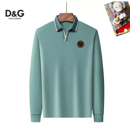 Wholesale Dolce &amp; Gabbana D&amp;G T-Shirts Long Sleeved For Men #1358090 $40.00 USD, Wholesale Quality Replica Dolce &amp; Gabbana D&amp;G T-Shirts