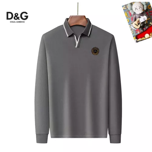 Wholesale Dolce &amp; Gabbana D&amp;G T-Shirts Long Sleeved For Men #1358093 $40.00 USD, Wholesale Quality Replica Dolce &amp; Gabbana D&amp;G T-Shirts