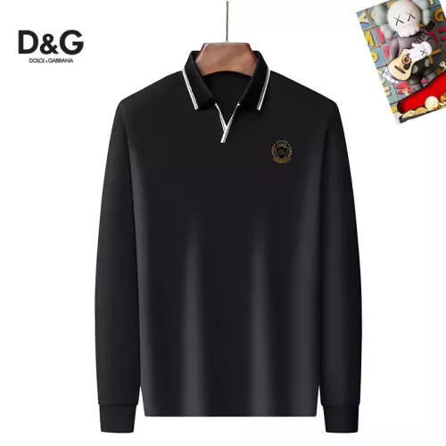 Wholesale Dolce &amp; Gabbana D&amp;G T-Shirts Long Sleeved For Men #1358094 $40.00 USD, Wholesale Quality Replica Dolce &amp; Gabbana D&amp;G T-Shirts