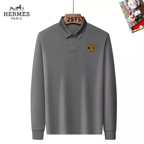 Wholesale Hermes T-Shirts Long Sleeved For Men #1358121 $40.00 USD, Wholesale Quality Replica Hermes T-Shirts