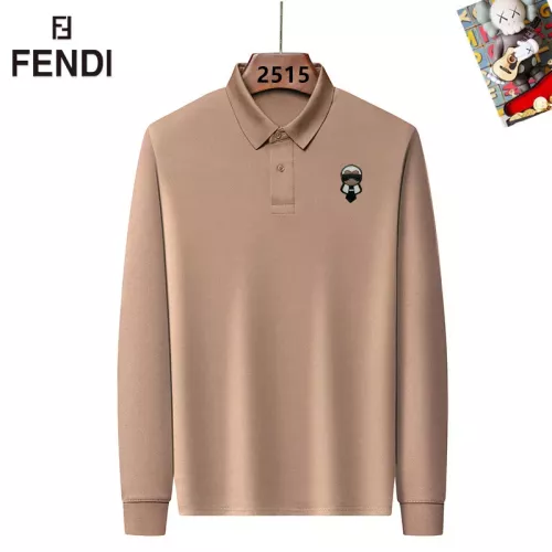 Wholesale Fendi T-Shirts Long Sleeved For Men #1358144 $40.00 USD, Wholesale Quality Replica Fendi T-Shirts
