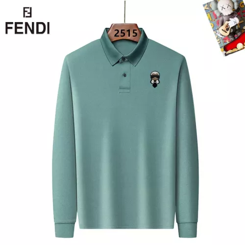 Wholesale Fendi T-Shirts Long Sleeved For Men #1358147 $40.00 USD, Wholesale Quality Replica Fendi T-Shirts