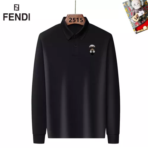 Wholesale Fendi T-Shirts Long Sleeved For Men #1358150 $40.00 USD, Wholesale Quality Replica Fendi T-Shirts