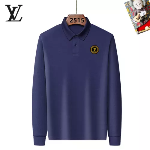 Wholesale Louis Vuitton LV T-Shirts Long Sleeved For Men #1358169 $40.00 USD, Wholesale Quality Replica Louis Vuitton LV T-Shirts