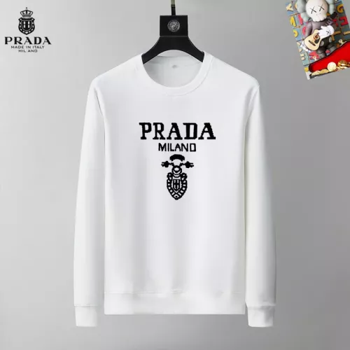Wholesale Prada Hoodies Long Sleeved For Men #1358187 $40.00 USD, Wholesale Quality Replica Prada Hoodies
