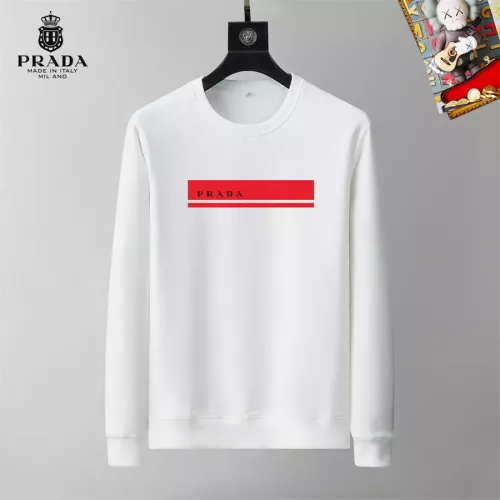 Wholesale Prada Hoodies Long Sleeved For Men #1358221 $40.00 USD, Wholesale Quality Replica Prada Hoodies