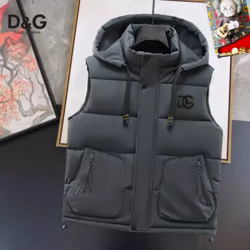 Wholesale Dolce &amp; Gabbana D&amp;G Jackets Sleeveless For Men #1358292 $56.00 USD, Wholesale Quality Replica Dolce &amp; Gabbana D&amp;G Jackets