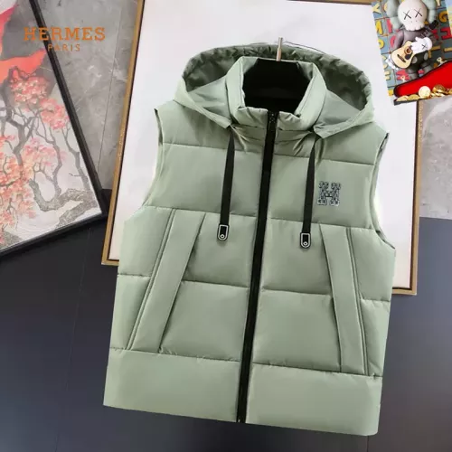 Wholesale Hermes Jackets Sleeveless For Men #1358316 $56.00 USD, Wholesale Quality Replica Hermes Jackets