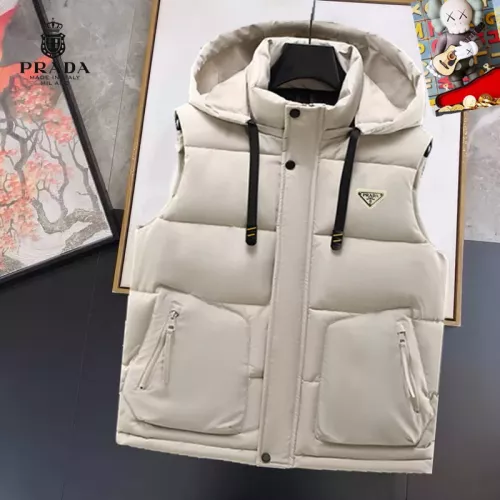 Wholesale Prada Jackets Sleeveless For Men #1358340 $56.00 USD, Wholesale Quality Replica Prada Jackets