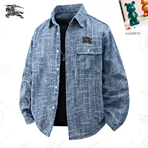 Wholesale Burberry Jackets Long Sleeved For Men #1358355 $60.00 USD, Wholesale Quality Replica Burberry Jackets
