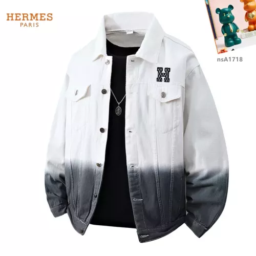 Wholesale Hermes Jackets Long Sleeved For Men #1358358 $60.00 USD, Wholesale Quality Replica Hermes Jackets