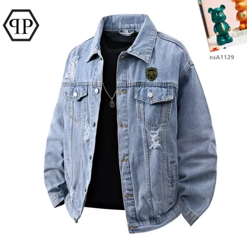 Wholesale Philipp Plein PP Jackets Long Sleeved For Men #1358365 $60.00 USD, Wholesale Quality Replica Philipp Plein PP Jackets