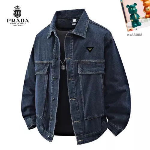 Wholesale Prada Jackets Long Sleeved For Men #1358369 $60.00 USD, Wholesale Quality Replica Prada Jackets