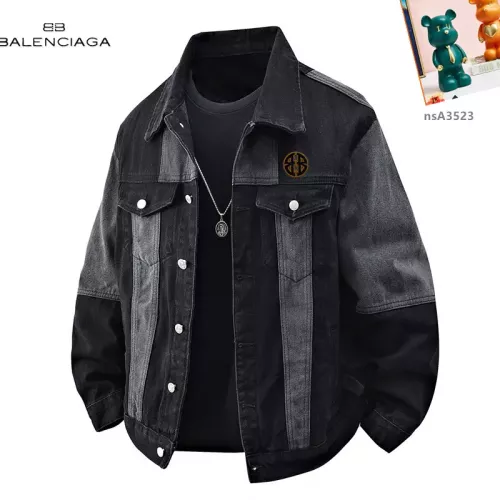 Wholesale Balenciaga Jackets Long Sleeved For Men #1358370 $60.00 USD, Wholesale Quality Replica Balenciaga Jackets