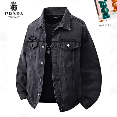 Wholesale Prada Jackets Long Sleeved For Men #1358379 $60.00 USD, Wholesale Quality Replica Prada Jackets