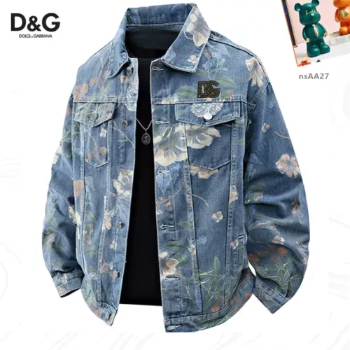 Wholesale Dolce &amp; Gabbana D&amp;G Jackets Long Sleeved For Men #1358380 $60.00 USD, Wholesale Quality Replica Dolce &amp; Gabbana D&amp;G Jackets