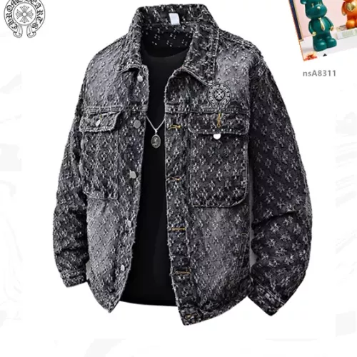 Wholesale Chrome Hearts Jackets Long Sleeved For Men #1358386 $60.00 USD, Wholesale Quality Replica Chrome Hearts Jackets