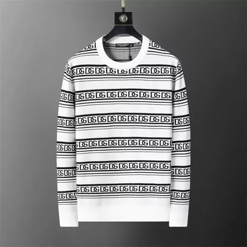 Wholesale Dolce &amp; Gabbana D&amp;G Sweaters Long Sleeved For Men #1358545 $38.00 USD, Wholesale Quality Replica Dolce &amp; Gabbana D&amp;G Sweaters