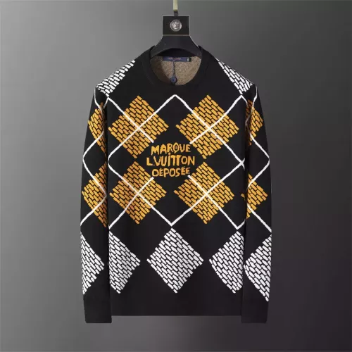 Wholesale Louis Vuitton LV Sweaters Long Sleeved For Men #1358553 $38.00 USD, Wholesale Quality Replica Louis Vuitton LV Sweaters