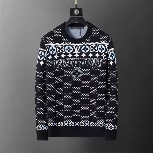 Wholesale Louis Vuitton LV Sweaters Long Sleeved For Men #1358555 $38.00 USD, Wholesale Quality Replica Louis Vuitton LV Sweaters