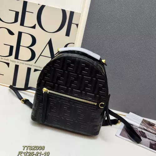Wholesale Fendi AAA Quality Backpacks For Women #1358774 $102.00 USD, Wholesale Quality Replica Fendi AAA Quality Backpacks