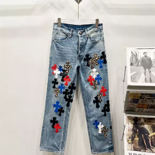 Wholesale Chrome Hearts Jeans For Men #1358894 $68.00 USD, Wholesale Quality Replica Chrome Hearts Jeans