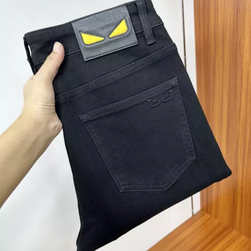 Wholesale Fendi Jeans For Men #1359119 $80.00 USD, Wholesale Quality Replica Fendi Jeans