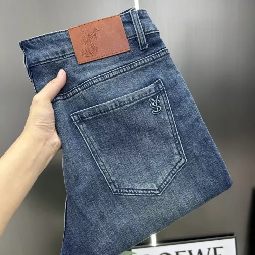 Wholesale Yves Saint Laurent YSL Jeans For Men #1359135 $80.00 USD, Wholesale Quality Replica Yves Saint Laurent YSL Jeans