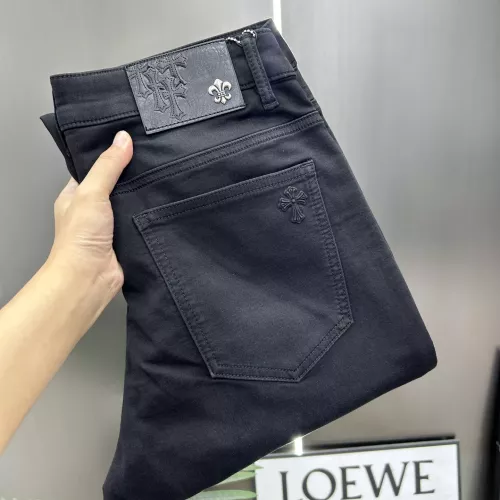 Wholesale Chrome Hearts Jeans For Men #1359136 $80.00 USD, Wholesale Quality Replica Chrome Hearts Jeans
