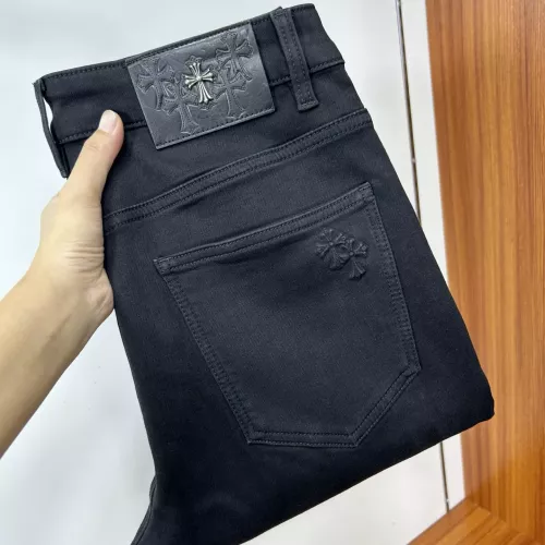 Wholesale Chrome Hearts Jeans For Men #1359220 $80.00 USD, Wholesale Quality Replica Chrome Hearts Jeans