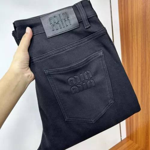 Wholesale MIU MIU Jeans For Men #1359234 $80.00 USD, Wholesale Quality Replica MIU MIU Jeans